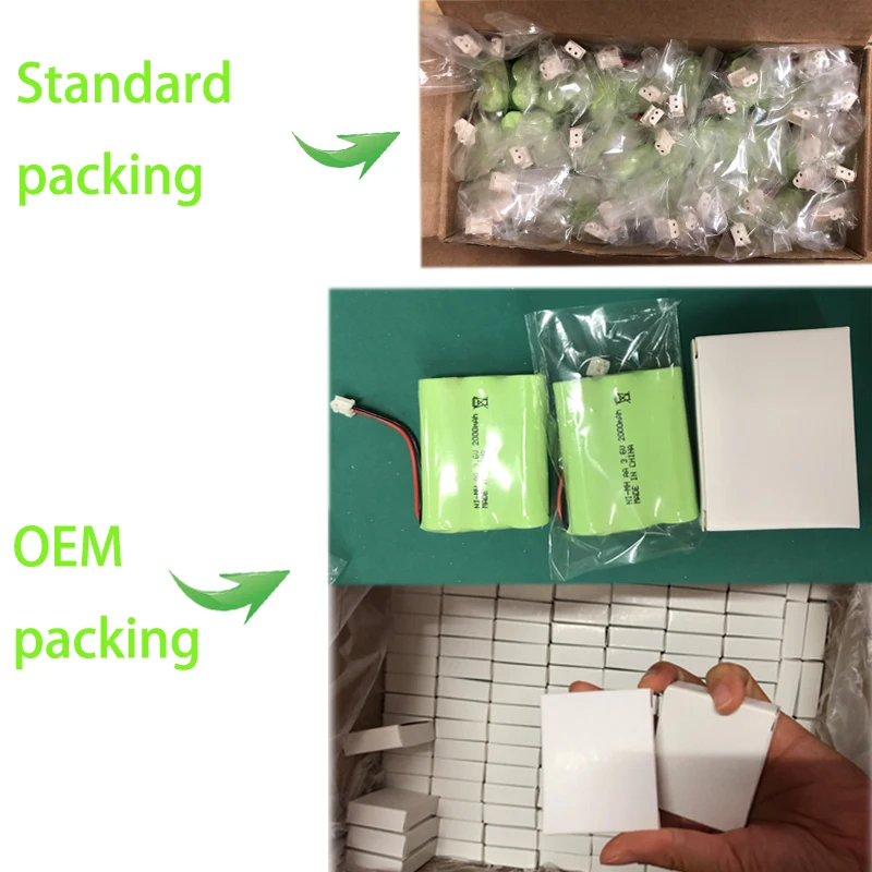 Flashlight battery nimh 3.6v 3000mah ni cd sc 1300mah rechargeable battery pack 3.6v