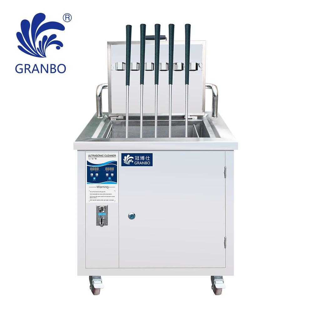 Granbosonic 49L Coin Operated Cleaning Tank 800W Ultrasonic Golf Club Cleaner Industrial Ultrasonic Cleaners
