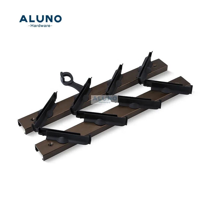 Aluno Best Quality Aluminum Alloy Bathroom Glass Louvre Window Windows Louver Frame for Building