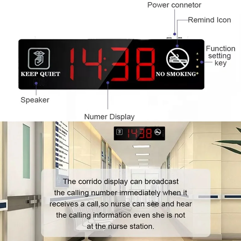 JT3160 Беспроводная Больничная клиника, домашний уход, пейджер, звонок, кроватки для пациентов, Система экстренного вызова медсестры