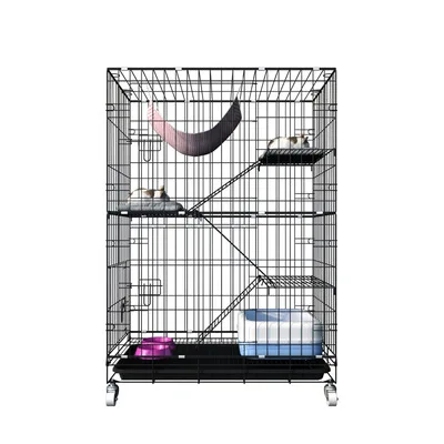 Animal Incubator Stainless Steel Display Cage Pet Carriers Cat Home Dog Home