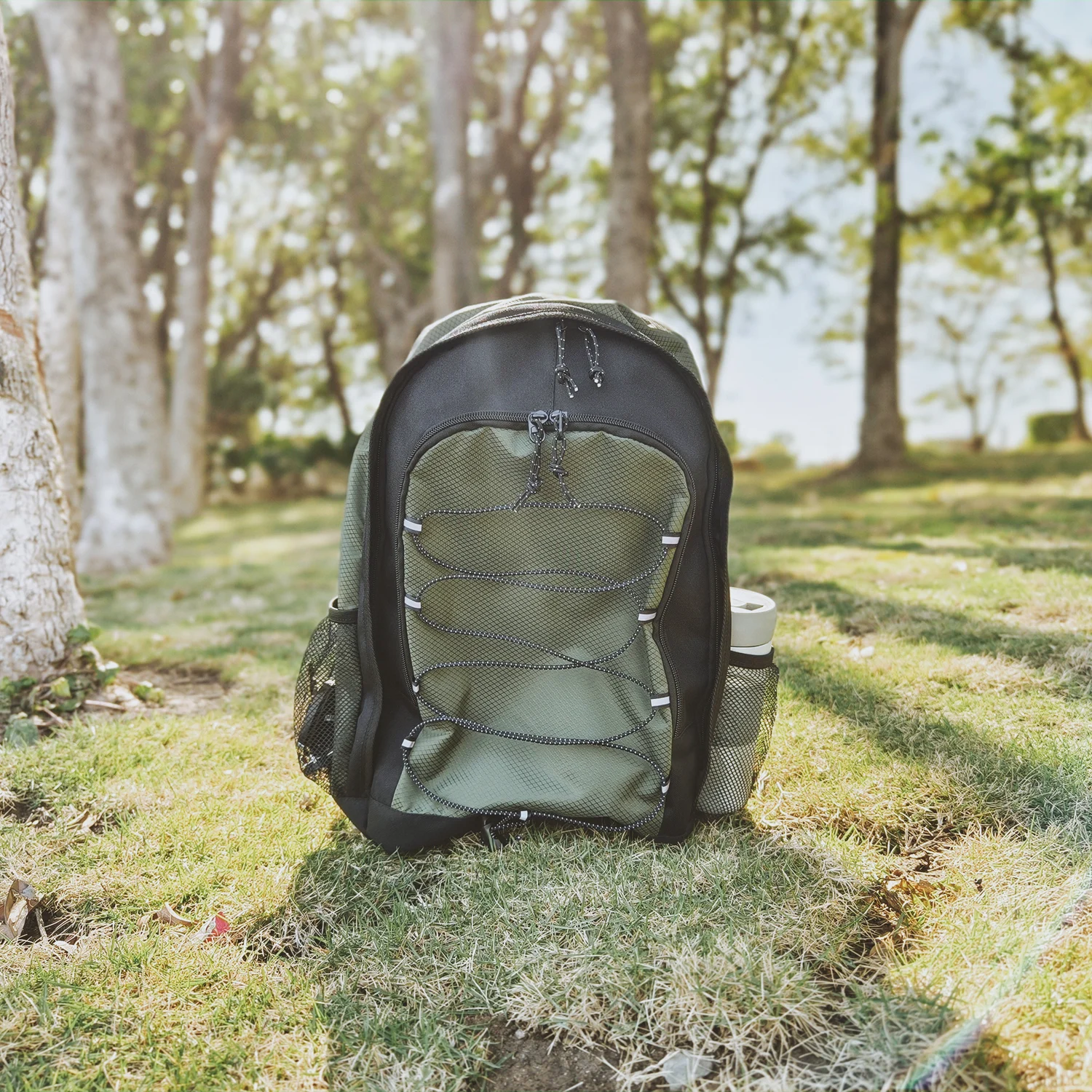 Unisex Outdoor Hiking Backpack Waterproof Ripstop Nylon Sport Bagpack Zipper Closure Custom Soft Backpack College School bag