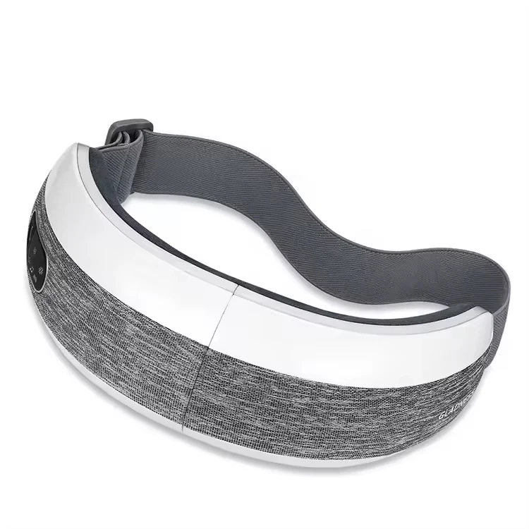 Wholesale rechargeable foldable beauty eye and head massager with heat compression vibration music function