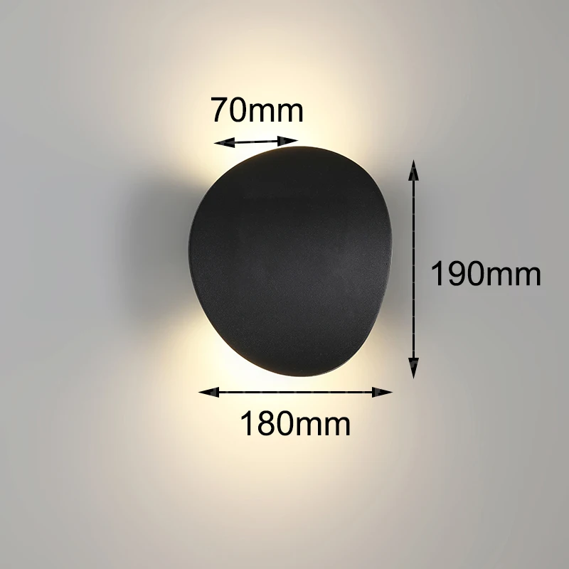 Smart WiFi Tuya App Wall Lamp Waterproof Double Head Rocker 9W Wall Light Outdoor Modern Decorative LED Smart Wall Lamp Music