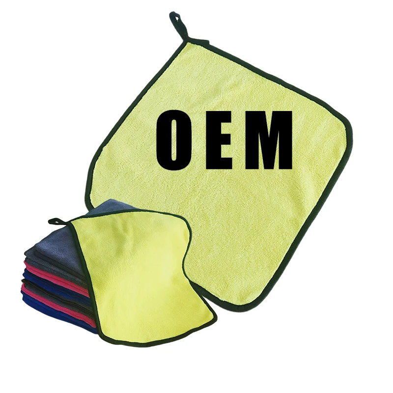 Custom Microfiber Cloth 30x30 Micro Fibre Towel 40x40 Microfiber Cleaning Cloths For Car/Kitchen
