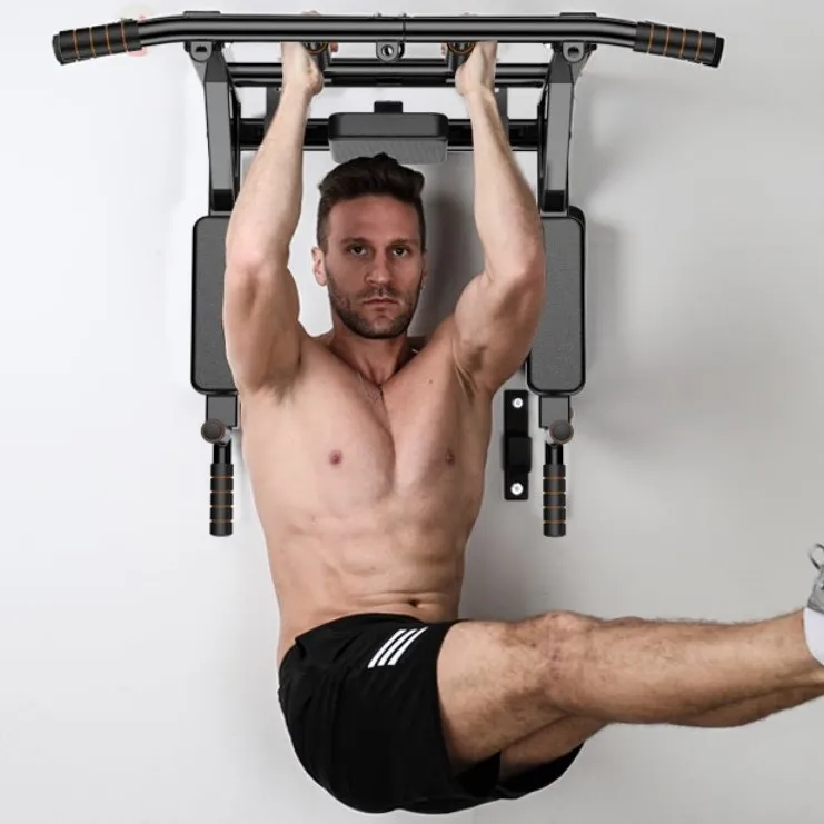 Multi New Arm Muscle Trainer Fitness Equipment Solid Square Tube Bar Wall Single and Parallel Bars Pull Up Wall Horizontal Bars