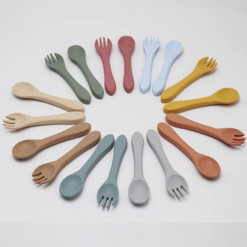 Силиконовая ложка для кормления