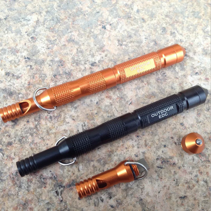 Multifunctional outdoor flint with selfdefen Attack head Survival Camping Emergency Fire Starter Flintstones