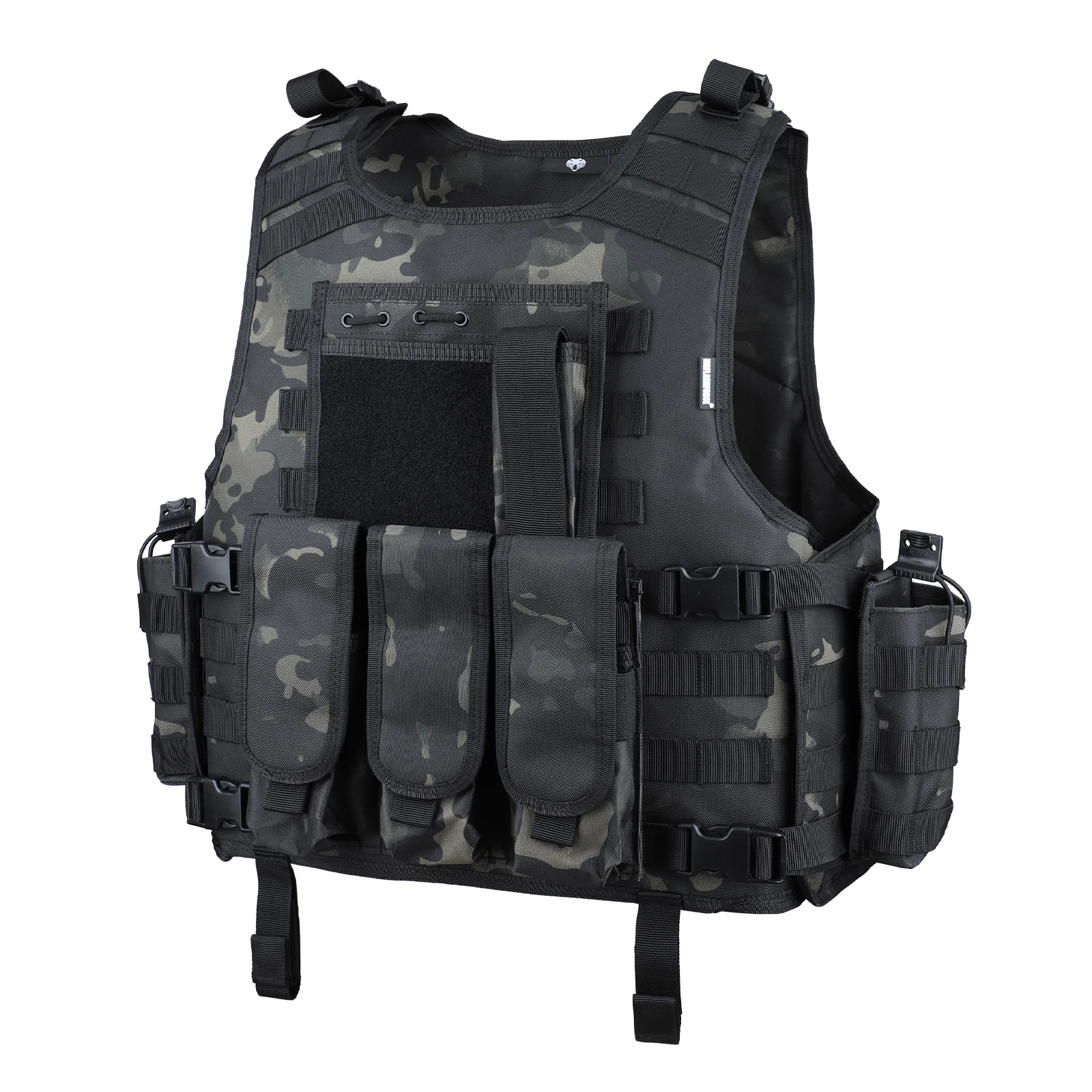 Doublesafe Custom Weight Security Vest Tactical Hunting Molle Tactical Personal Protective Camouflage Vest Plate Carrier For Men
