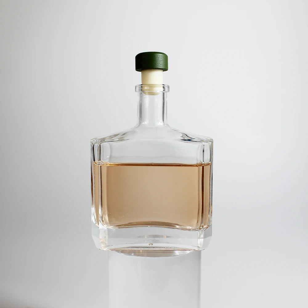 100ml Alcoholic beverage juice drinks liquor wine whiskey small mini sample glass bottle with lid