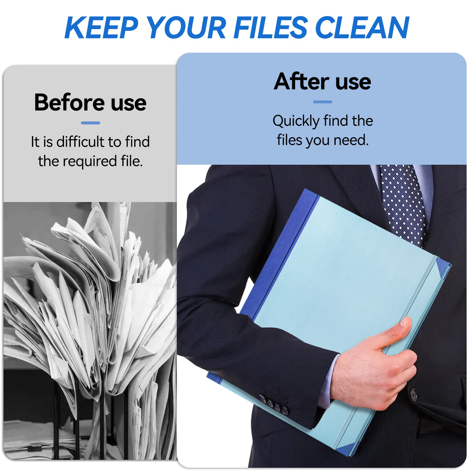BEYOND High Quality Custom Office Organ File Folder Custom Logo Conference Portfolio Paper File Folders for Documents