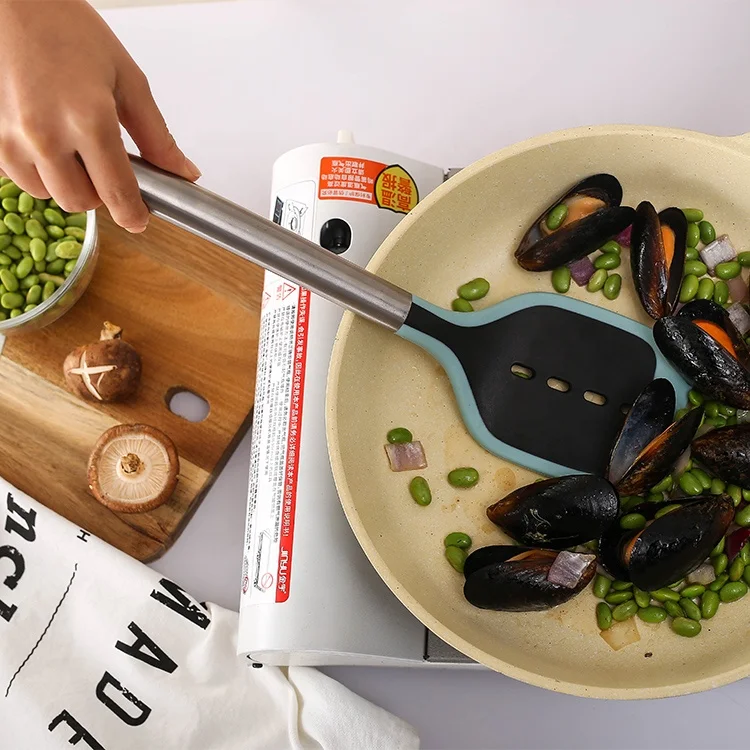 German Restaurant 6 pcs Kitchen Tools Custom Stainless Steel Metal Cooking Utensil Set