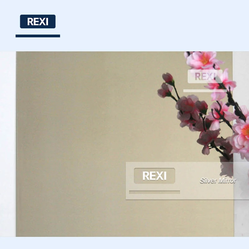 Factory Price 2mm 3mm 4mm 5mm 6mm Extra Clear Silver Mirror Glass Sheet Double Coated