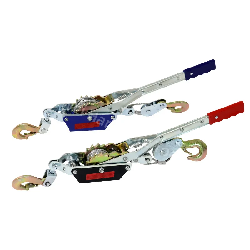Factory hot selling HOIST RATCHET HAND LEVER PULLER COME ALONG DOUBLE HOOKS CABLE