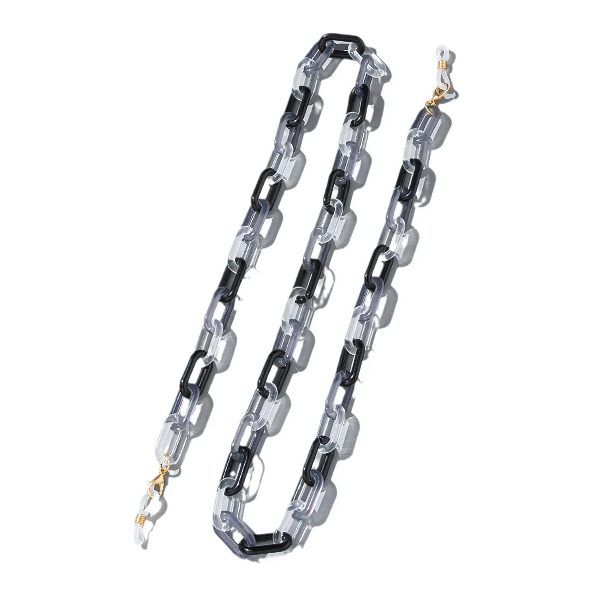 Korean Fashion Colorful Transparent Acrylic Chain Design Glasses Mask Chain Anti Loss Hanging Rope