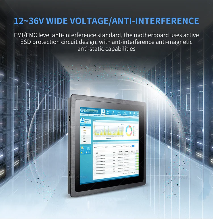 7 8 12 15 23.8 inch 4:3 16:9 High Resolution Industrial Display HD MI Touch Screen TFT LCD Monitor Stock