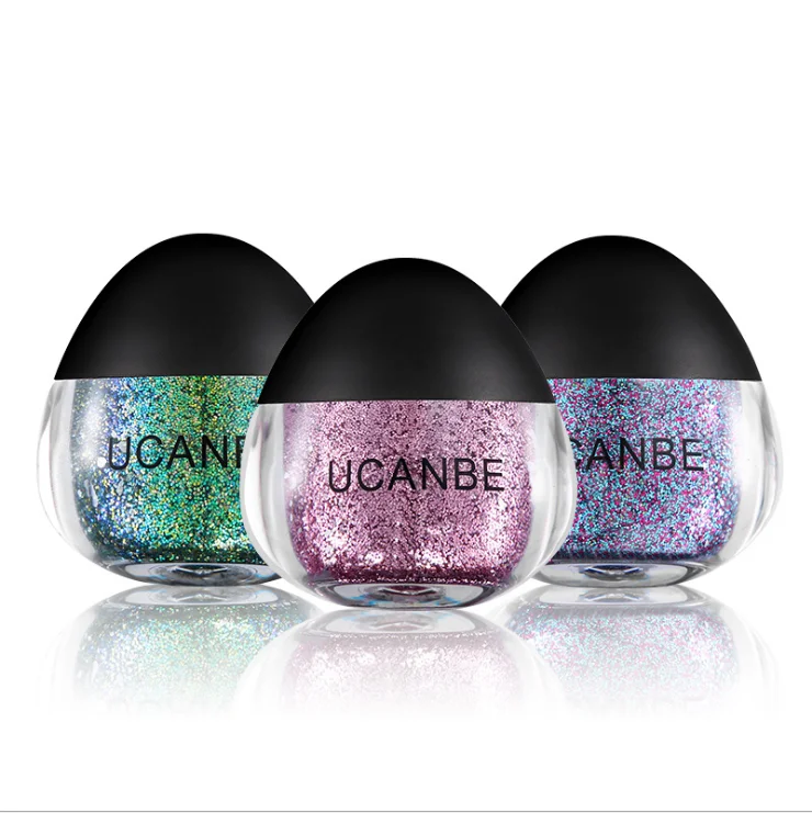 Оптовая продажа 6 видов цветов Звездные бриллианты блестки высокие пигментированные тени для век Блеск гель Тени для век хайлайтер тени для век Крем