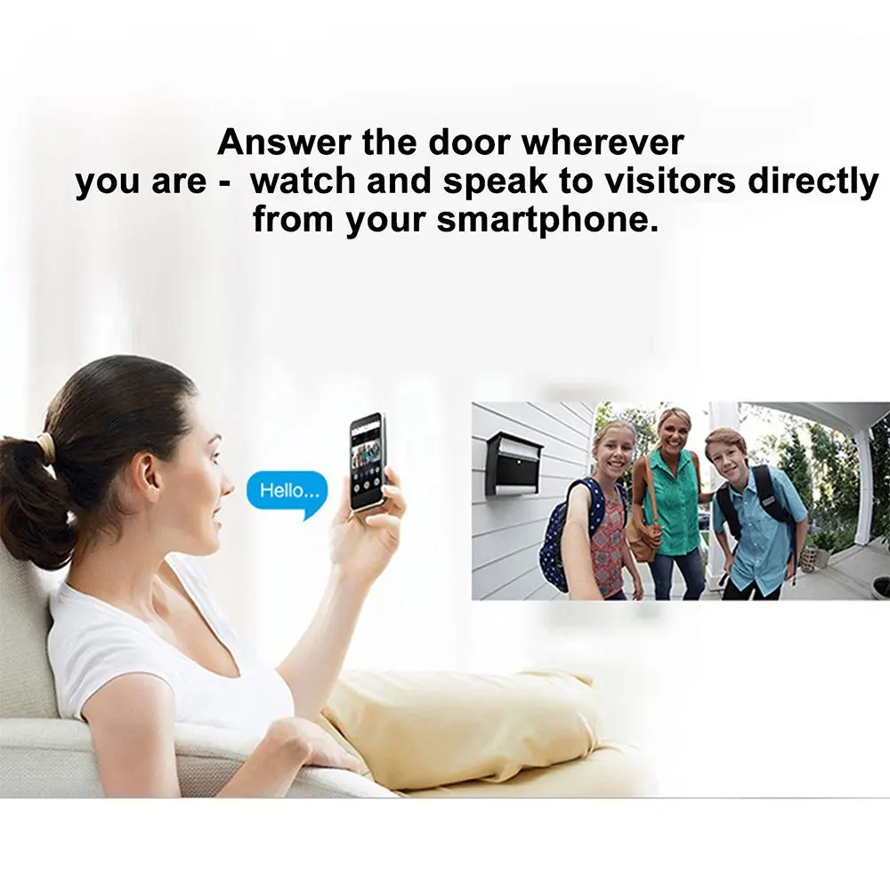 
Newest Easy Use Smart IP WiFi Video Camera Doorbell 