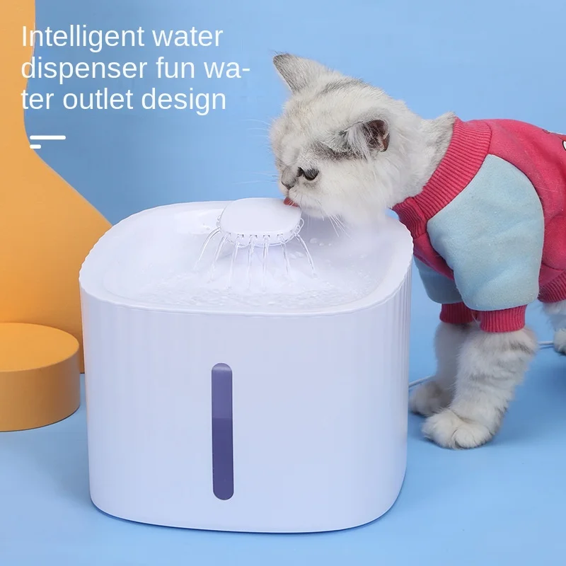 Automatic Dog Water Fountain Water Bowl with Filter Pet Drinking Dispenser For Cats Dogs Multiple Pets