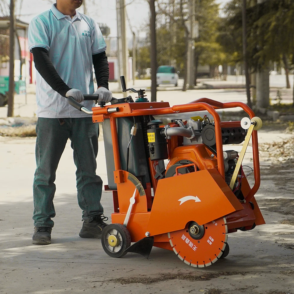 Factory Outlet floor road saw Handheld Asphalt road cutting machine