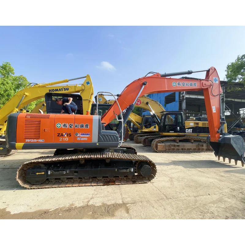 Экскаватор 2022 б/у Hitachi zx 210 20 тонн, оригинальная новая японская экскаватор EPA CE, инженерная строительная техника