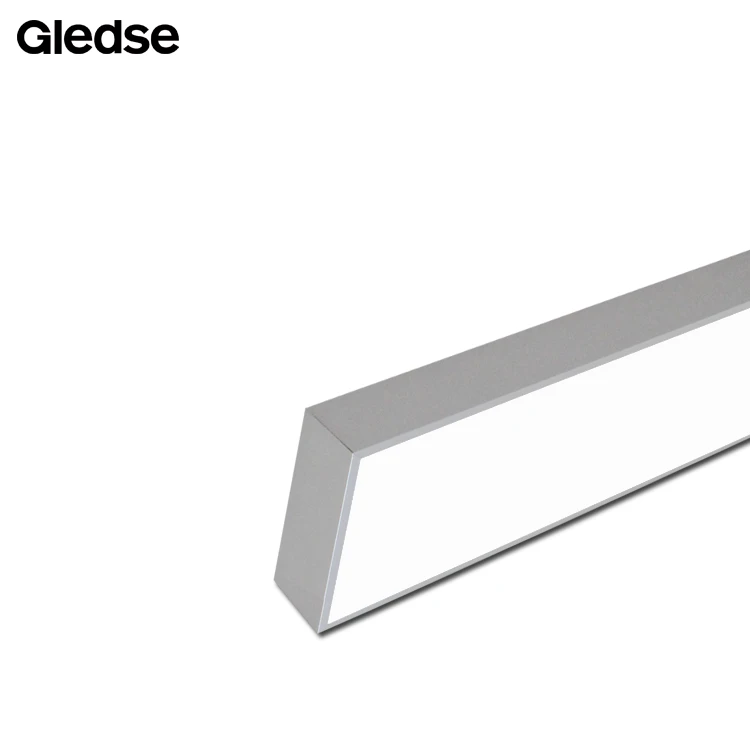 Factory Supply Linkable Stepless Dimmable Color Changing Office Pendant Led Linear Ceiling Light