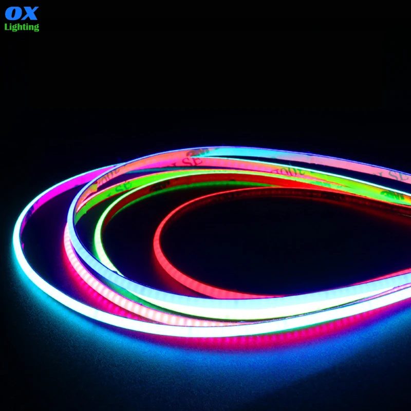 5mm Cob Led Strip 5mm Pcb Ip67 Ultra Narrow 3mm 4mm Cob Led Strip Pink 12v Width Slim Thin 2700k Strip Light Licht Luz Luce