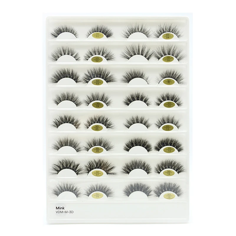 25mm Clear Invisible Band 5d 3d Eyelash 3d Mink Eyelash 3d Mink High quality eyelash vendor