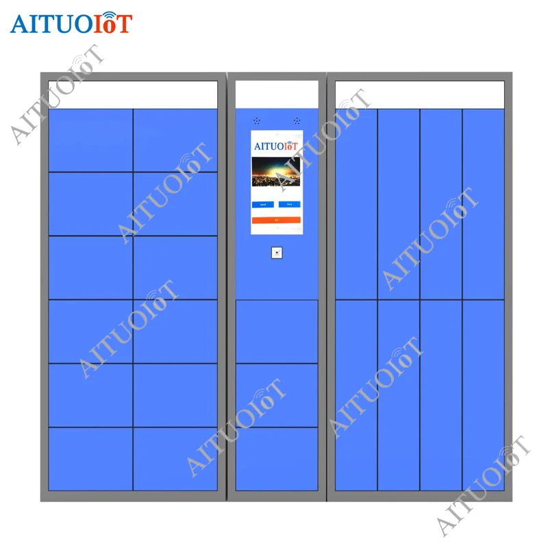 High Quality Metal Clothes Storage Laundry Lockers With Touch Screen For School Hotel Gym Locker Cabinet