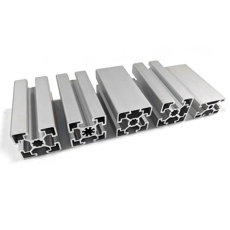 Manufacture Supplier Stock 4060 V-Slot Aluminium Extrudability Silver White Aluminum Square Profile