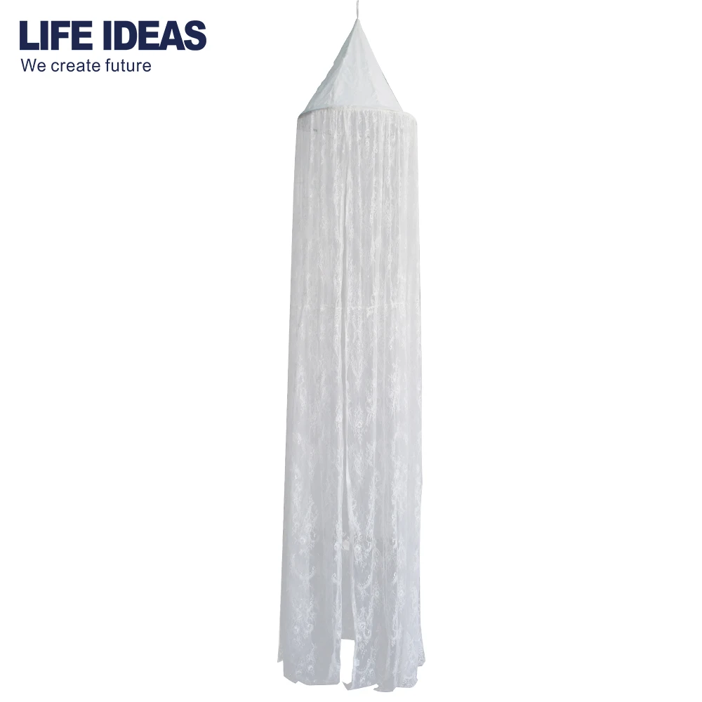 Fantasy Baby Crib Round Hanging Lace Mosquito Net Baby Bed Canopy For Children Room