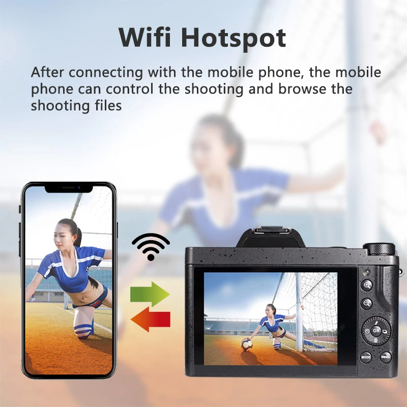 Good Quality Digital Camera 40 mMillion Pixel Portable 4K HD Digital Camera For Home & Students Use