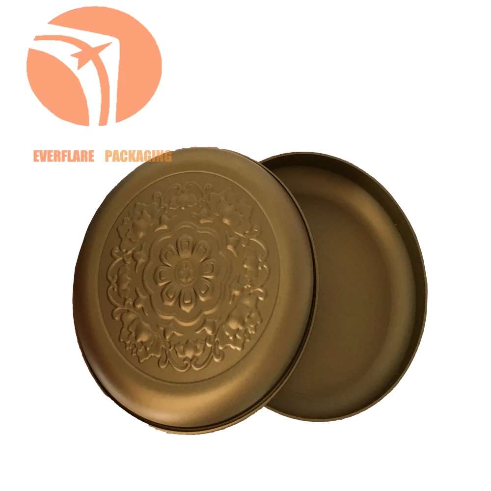 Hot selling 150ml elegant aluminum jar  tin tea herb container for Dubai market