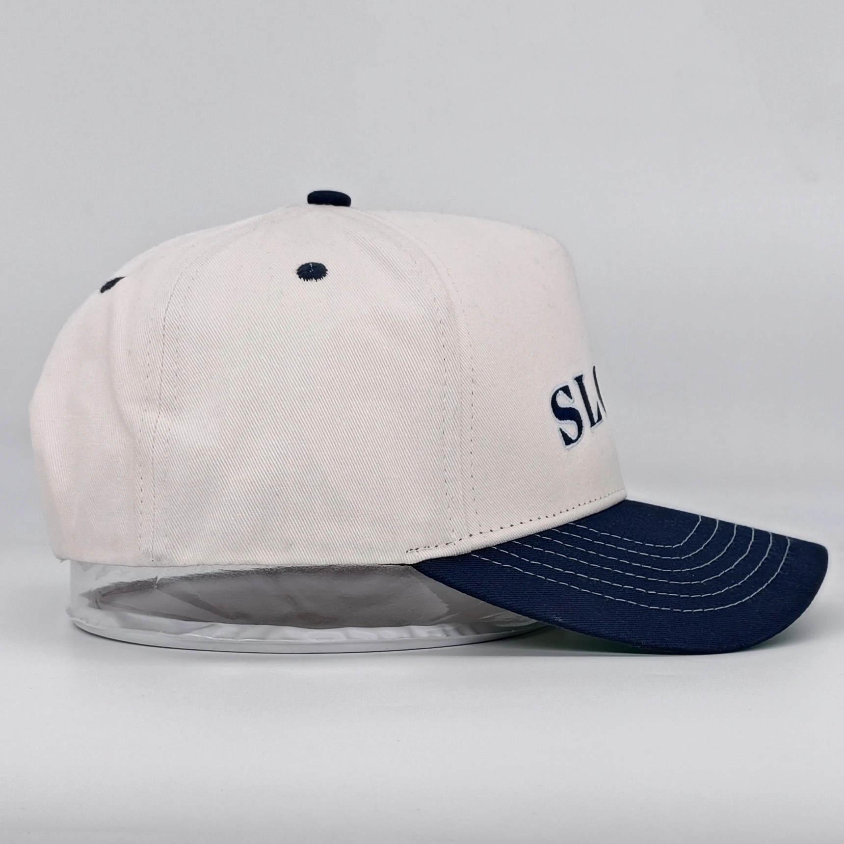 OEM Wholesale Custom 5 Panel Green Underbrim Acrylic Dad Hat Mens Sports Gorras 3D Embroidery Puff Logo Structured Baseball Cap