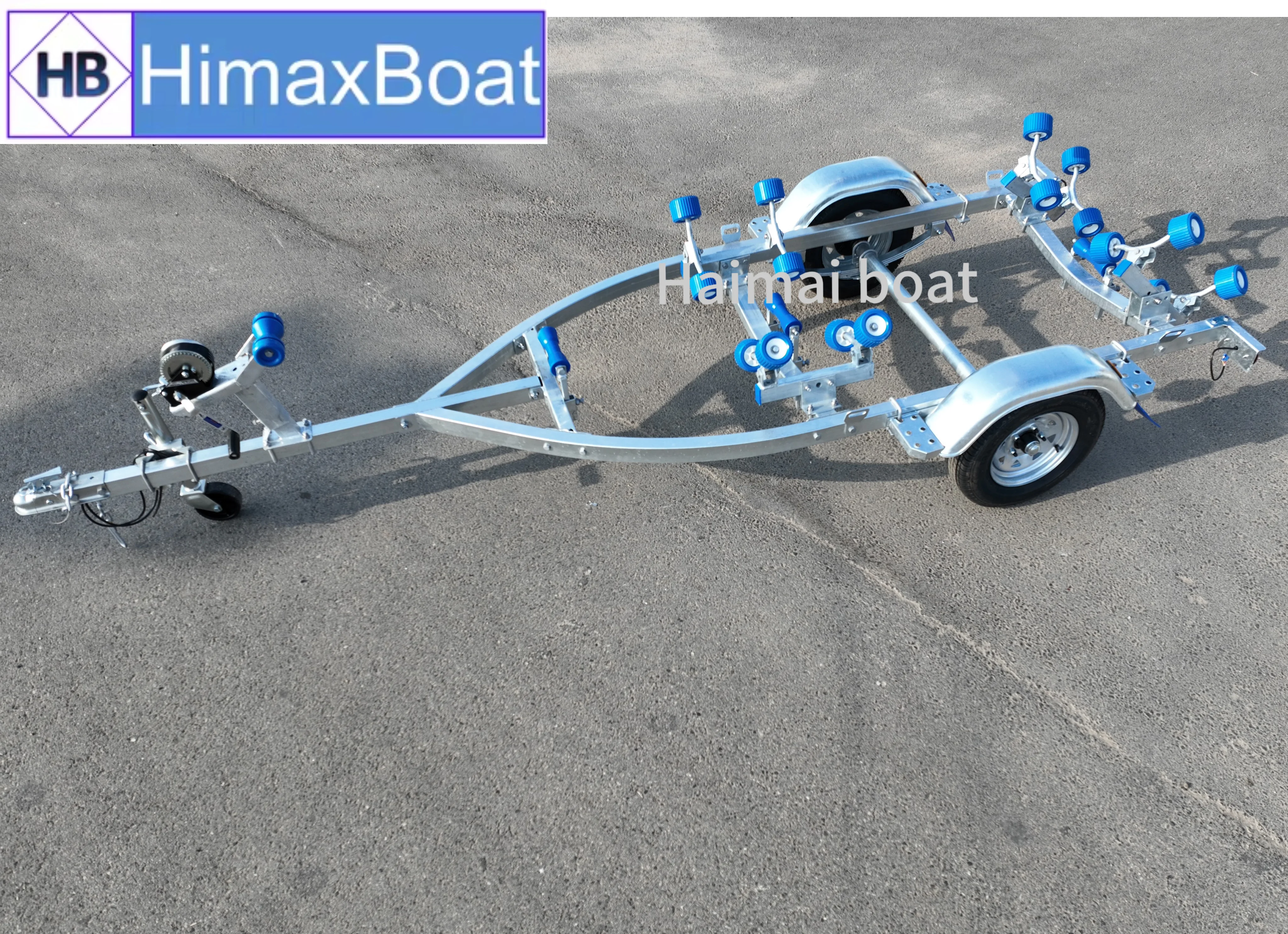 4.2m single axis boat trailer