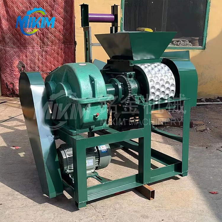 2t/h Mineral Powder Compression Ball Press Machine Metal Ore Powder Ball Making Equipment 5.5kw Coal Slurry Ball Press Machine