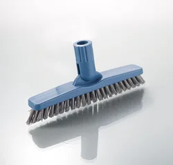 EcoClean Commercial Tile and Grout Cleaning brush, Sanitation corner scrub , stiff bristle tile scrubber  brush