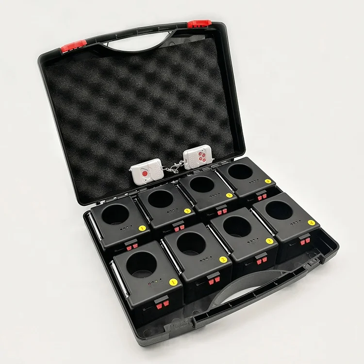 CE прошел высокое качество, 8 сигналов, комнатная и наружная сценическая удаленная система обжига фейерверков с холодным пламенем