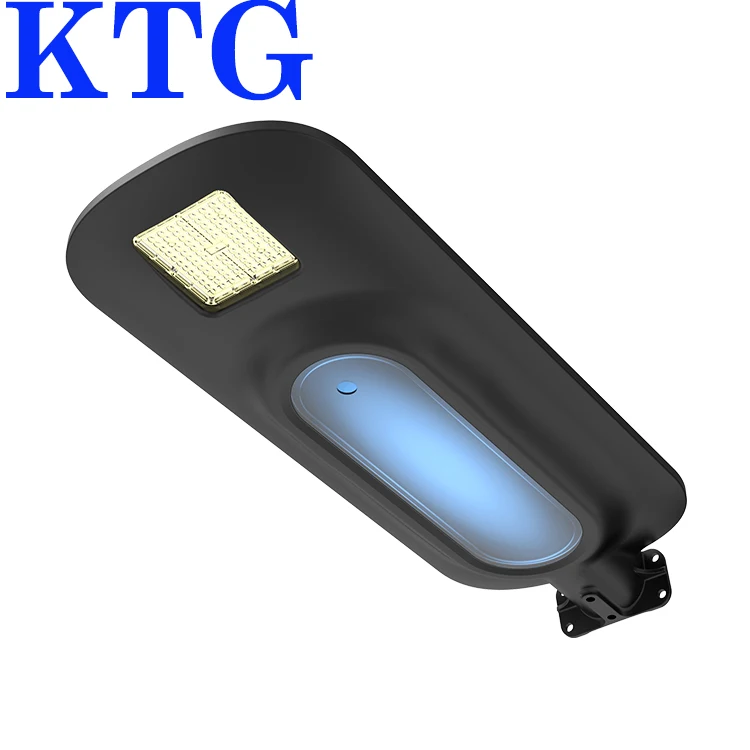 Aluminium solar LED street light with remote control 50w 60w 80w 100W 150W IP65 waterproof AIO street lamp with pole bracket