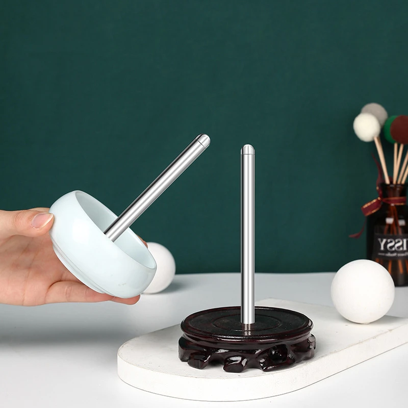 Beech/Resin Beading Artifact Handmade DIY Beading Double Layer Turning Bowl High Capacity Quick Beading Tool