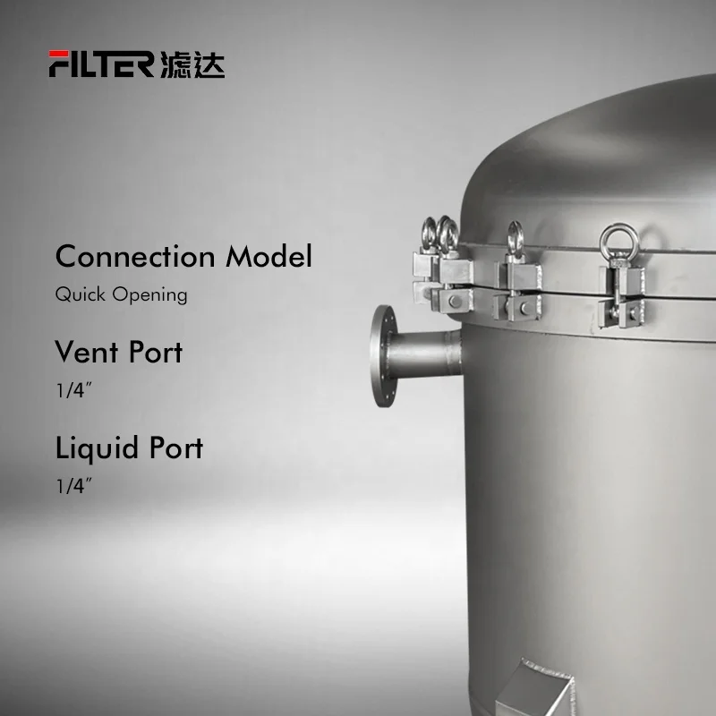 Оптовая продажа производитель из нержавеющей стали 3 мешка фильтр корпус масляного фильтра для рабочего дома
