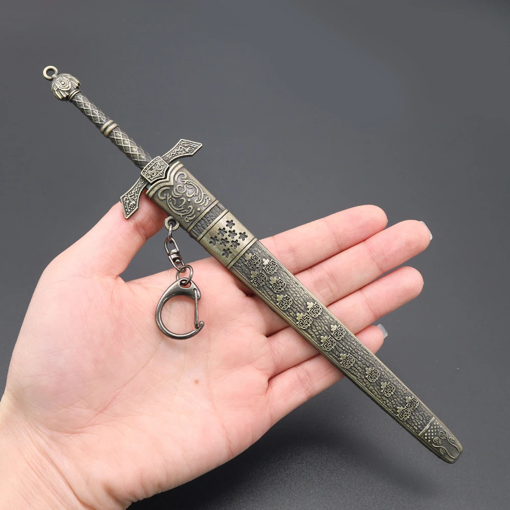 22cm Metal Sword Model Customized Elden Ring Metal Crafts Banished Knight Gift Game Knife Sword