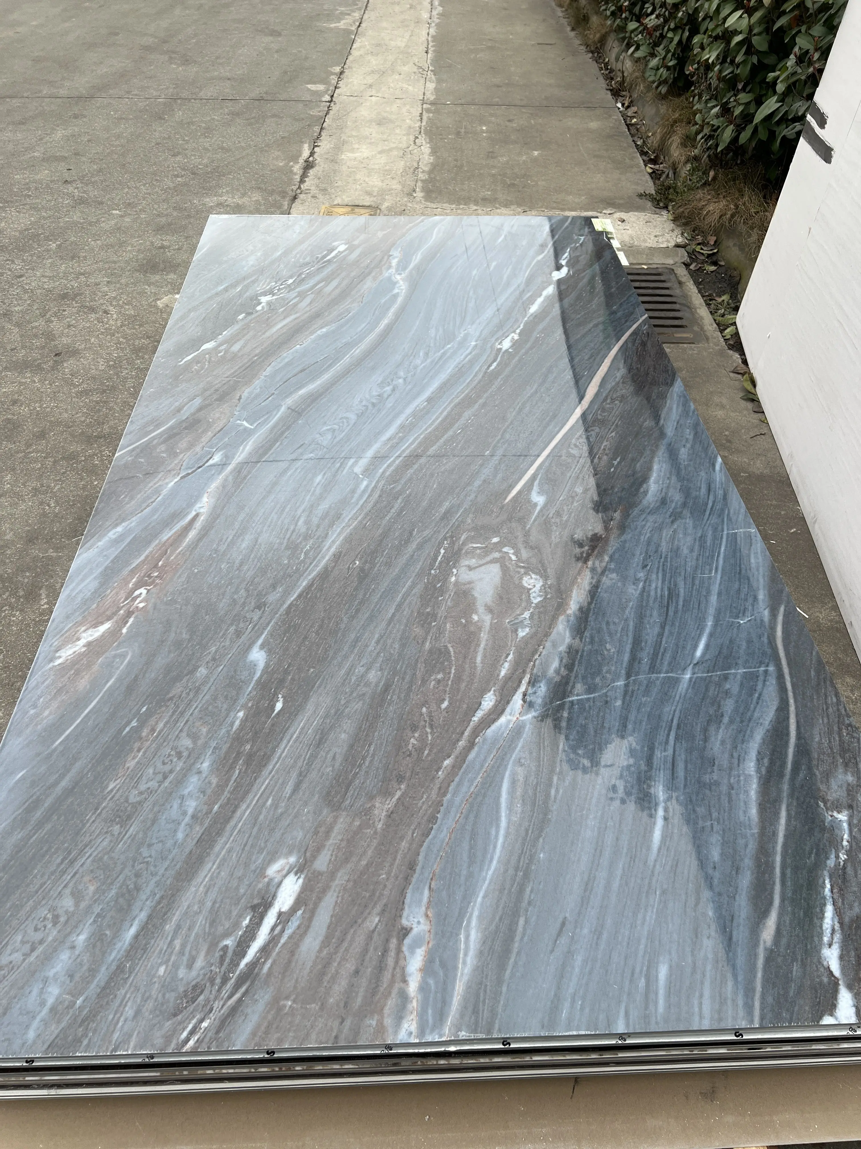 bamboo charcoal wood veneer with gold imprint wood veneer bamboo charcoal fiber board wall panel carbon slate sheet