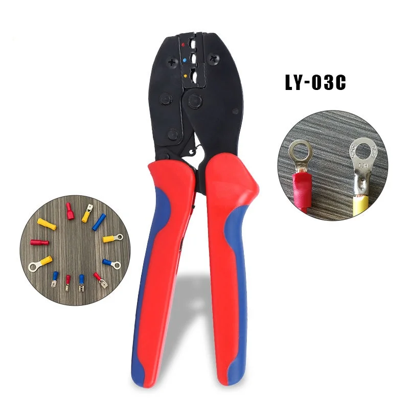 AWG 22-10 Ratchet Crimping Plier Crimping Tool Terminal Crimper Pliers Hand Crimping Tool