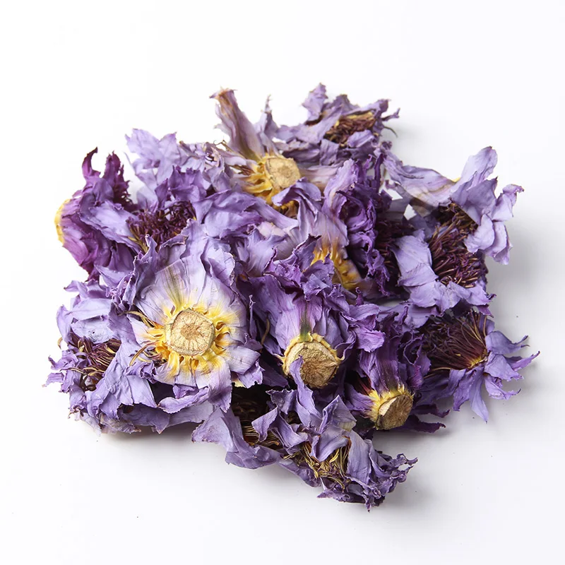 High Quality Dried Blue Lotus Flower Pure Natural Zero Additive Herbal Flower Tea Nymphaea Caerulea