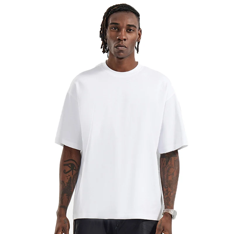 Fashion Street Style Plain Blank Printing 100% Cotton 200GSM Oversized T Shirt  Wholesale Custom OEM brand Tee Shirts for Men