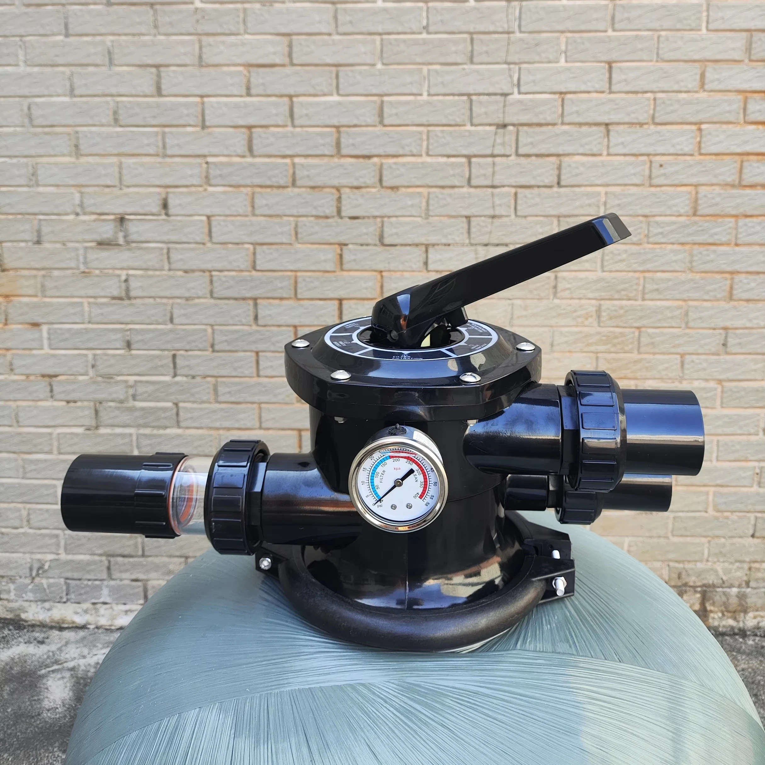 Fibre Glass Sand Filter Mini Sand Filter New Design Water Well Swimming Pool Water Top Mount Sand Filter