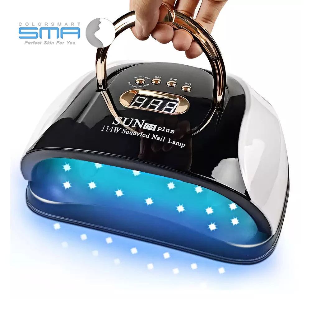 Wholesale 256w SUN C4 Plus Timing 96w LED Nail Dryer uv led Lamp Sun Uv Led Nails Lamp