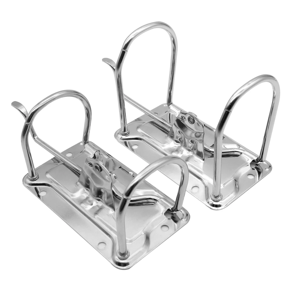 Оптовая продажа из Китая, офисные металлические Нескользящие вешалки, длинный носовой металлический зажим, сверхмощный 3-ступенчатый зажим для Minois, зажим для Para Carpetas De Papel