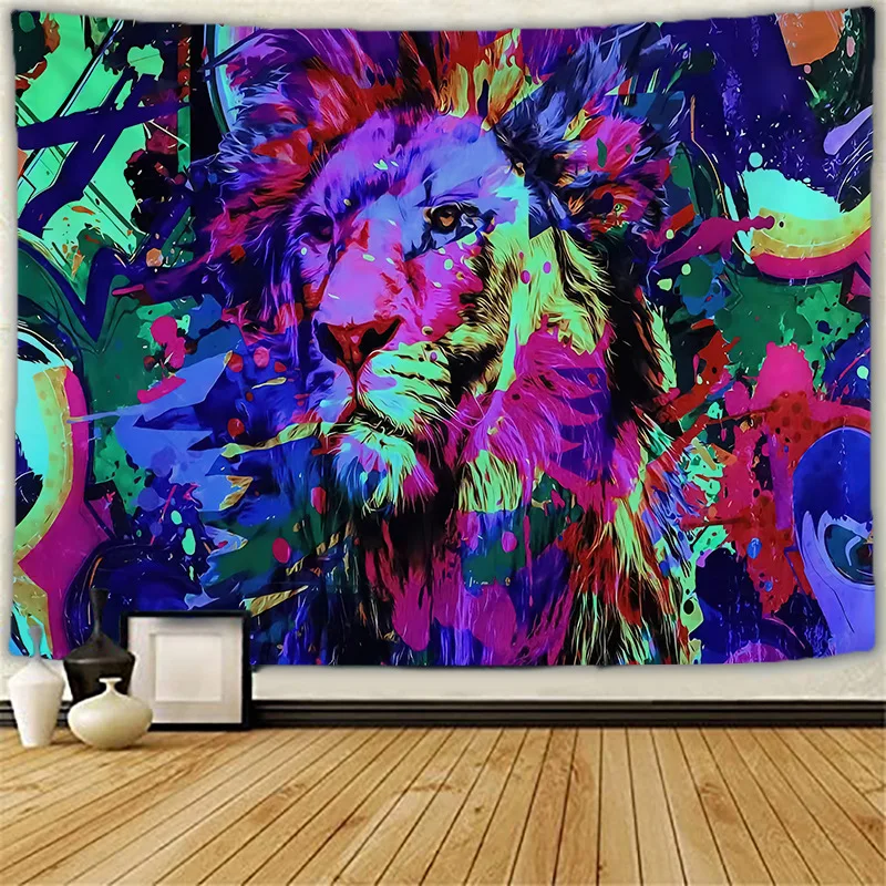Wholesale Custom Trippy Tapestry Print Spiritual Psychedelic Tapestry